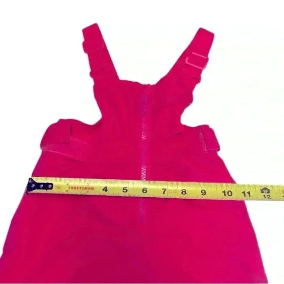 Cat & Jack Snowsuit Girls 18M Pink Heavyweight Snow Bib Outdoor OnePiece Overall - Picture 4 of 10
